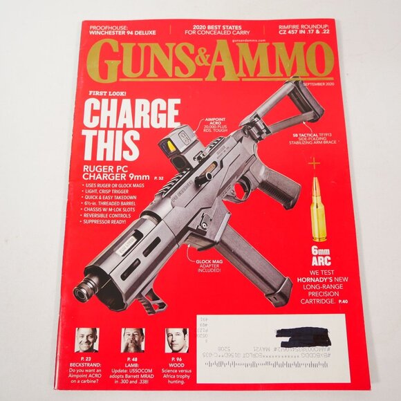 Guns & Ammo Magazine Assorted Lot Of 8 Issues from 2019-20 - Picture 14 of 16